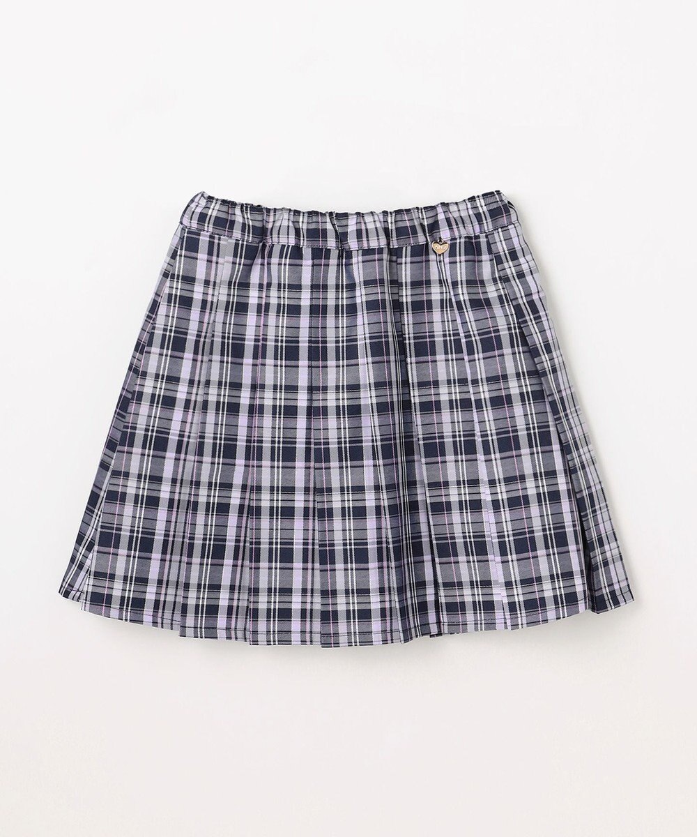 ANY KIDS チェックプリーツスカパン 