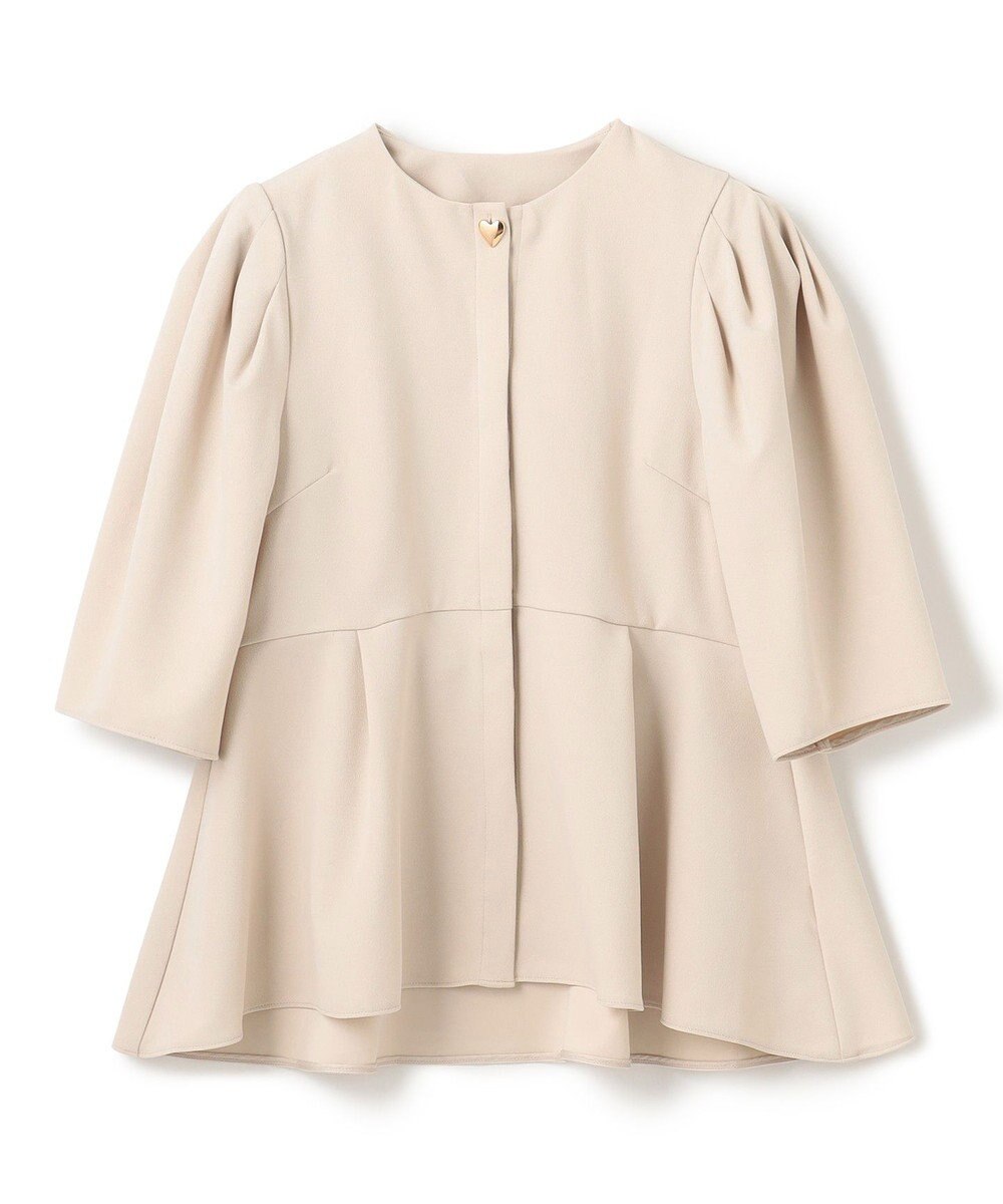 UNFILO 【VERY×UNFILOコラボ】BEAUTY MOVE ペプラムブラウス 