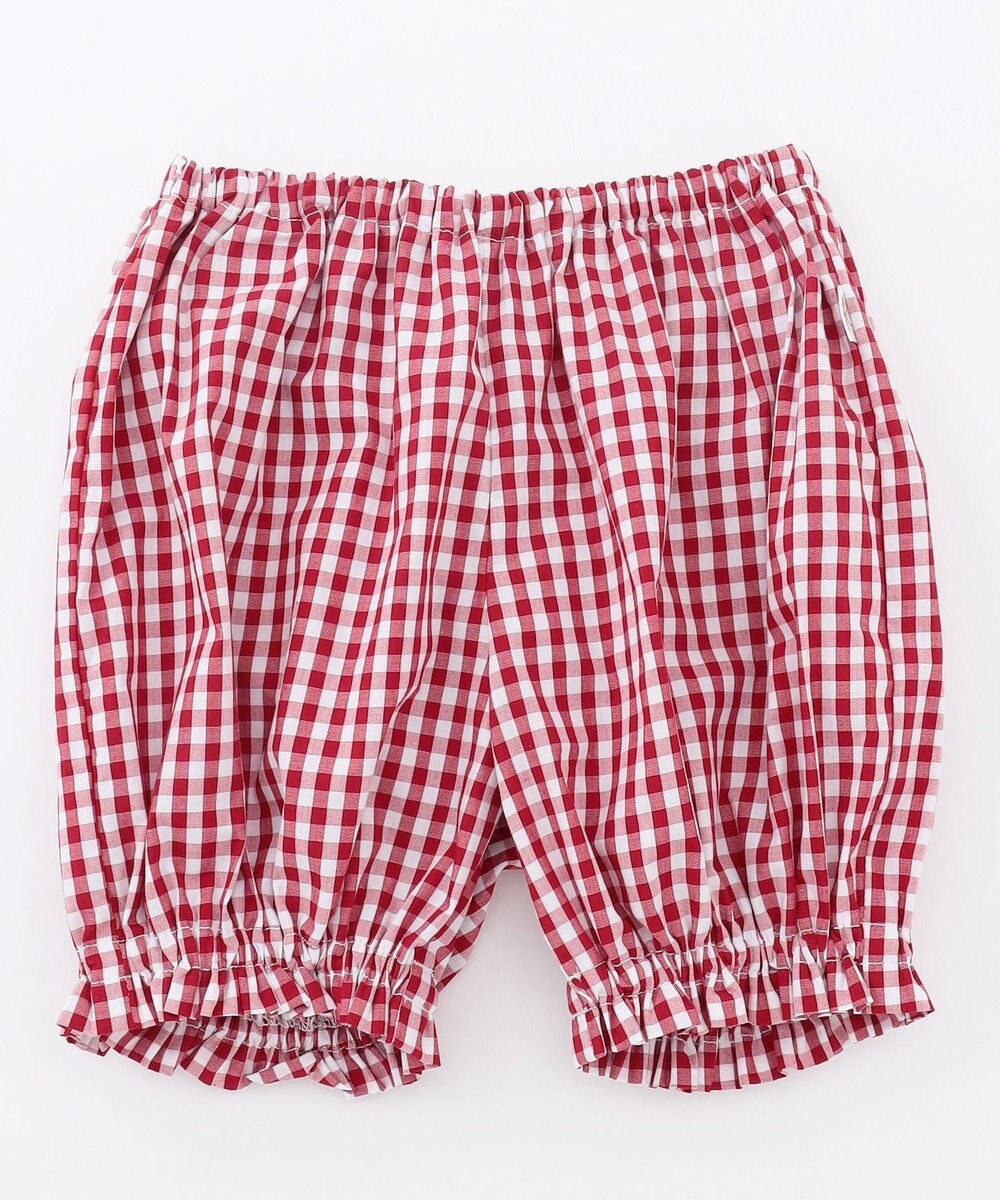 組曲 KIDS 【80-100㎝】ギンガム セットアップ 