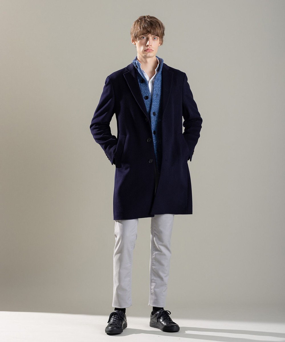 JOSEPH HOMME グロッシーウール　チェスターコート 