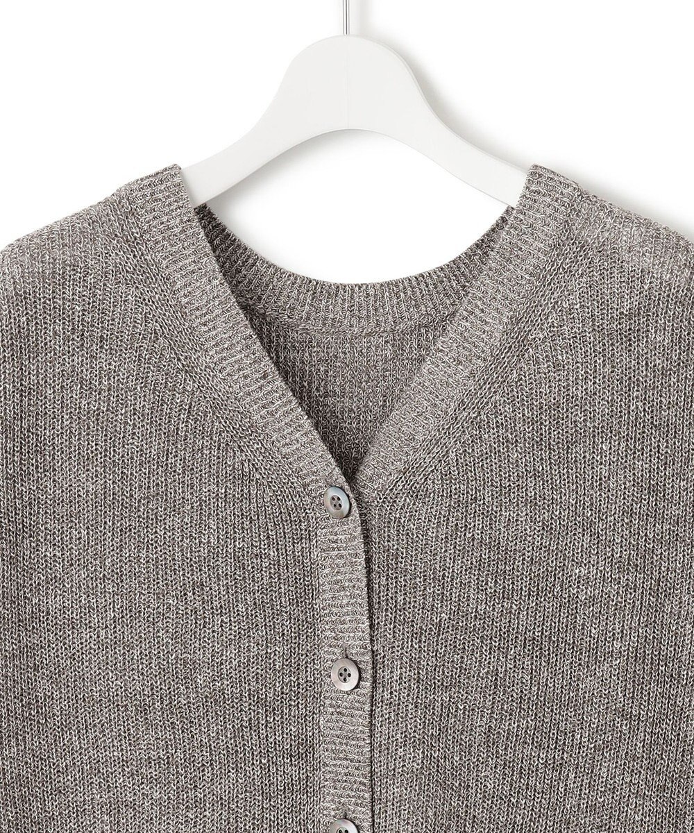 23区 L 【前後着用可能】ピュアリネン 2WAY ニット 