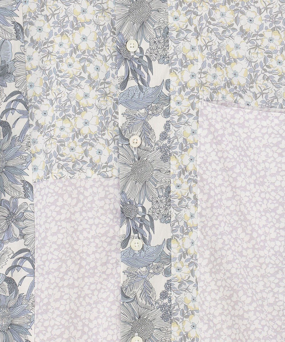 JOSEPH HOMME パッチワークリバティ 半袖シャツ 