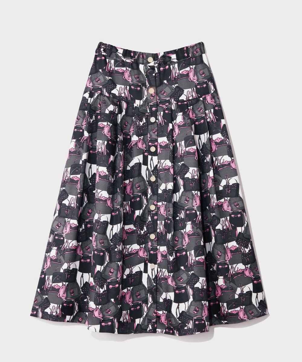 GRACE CONTINENTAL バッグモチーフプリーツスカート 