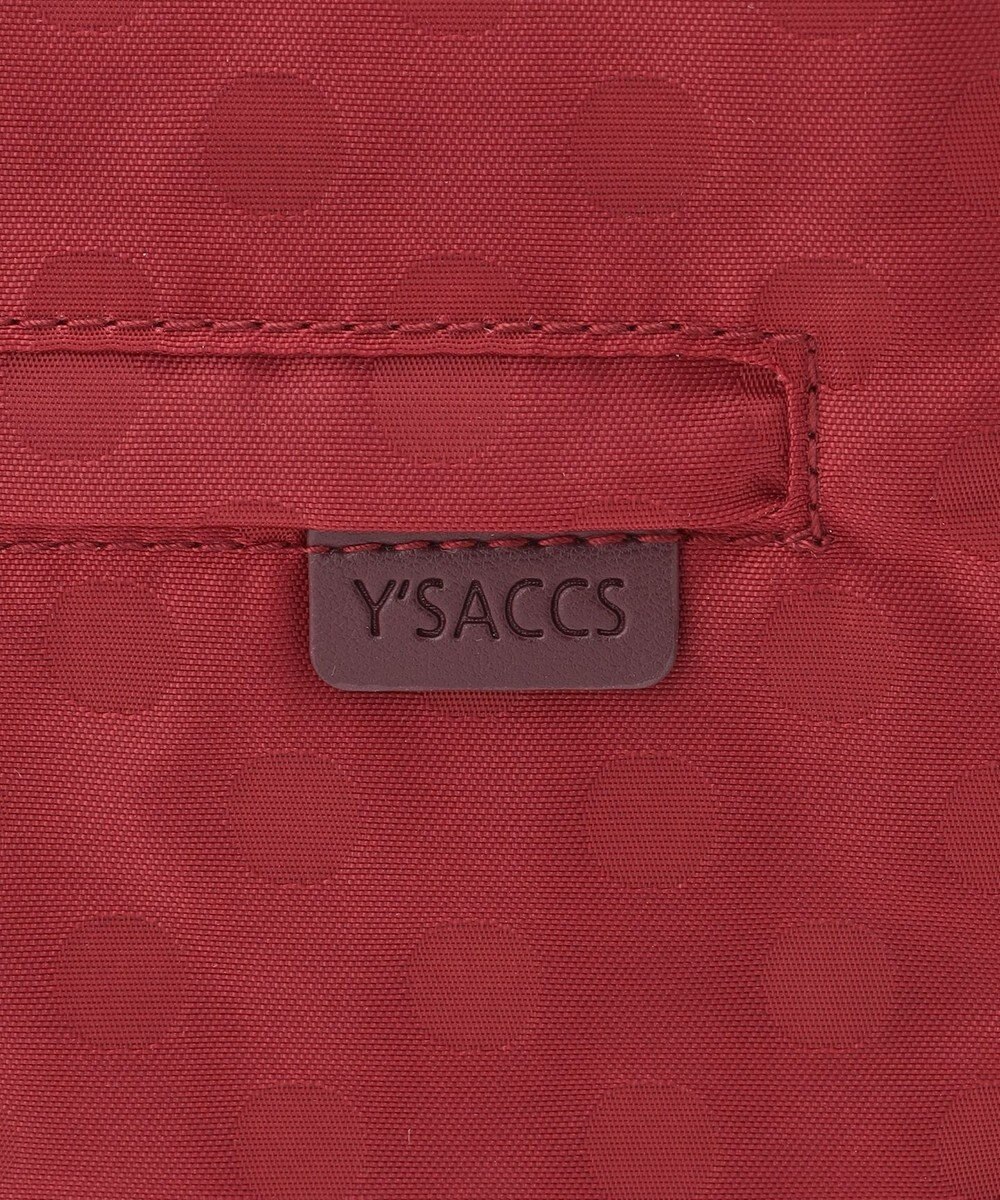 Y'SACCS ドットジャガードポーチ付きトートバッグ 