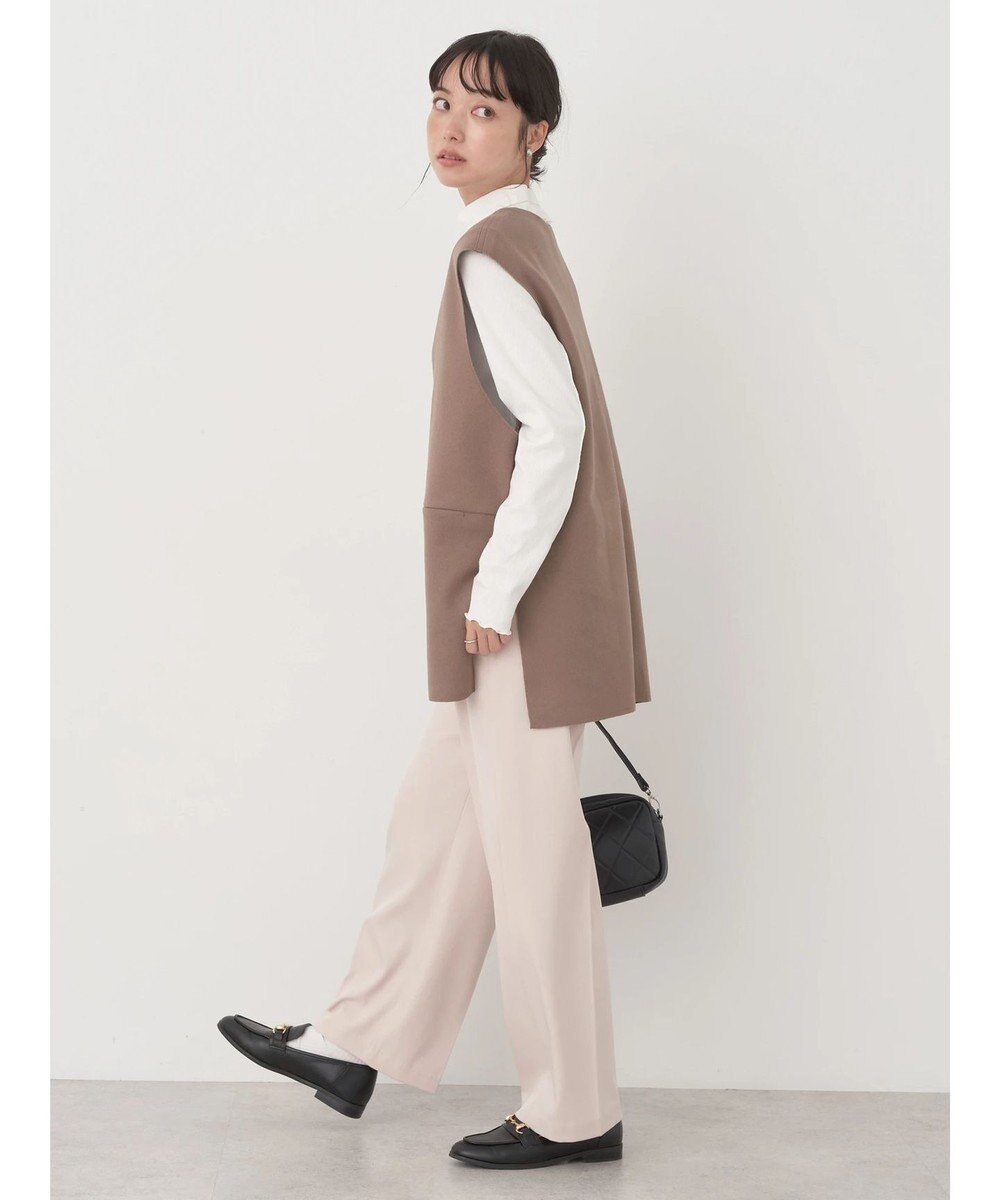 earth music&ecology ＳＥＴ２点圧縮風ポンチベスト＋リブタートル 