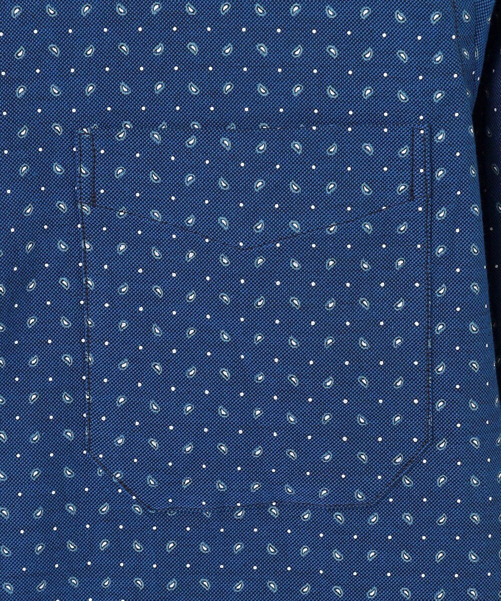 JOSEPH ABBOUD 【オーガニックコットン使用・自然なストレッチ性】JOE COTTON ストレッチオックスペイズリー シャツ 