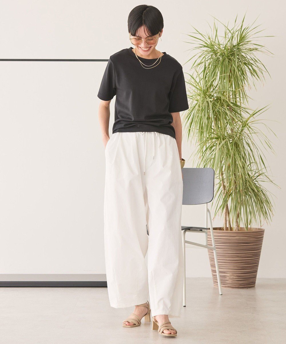 AMERICAN HOLIC きれいめコットンベーシックＴシャツ（５分袖） 