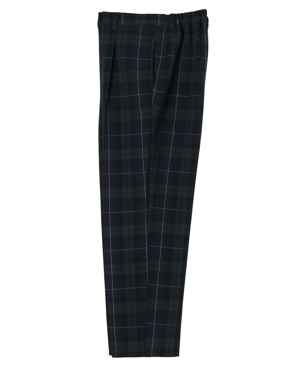 Green Parks きれいシルエットチェックパンツ 