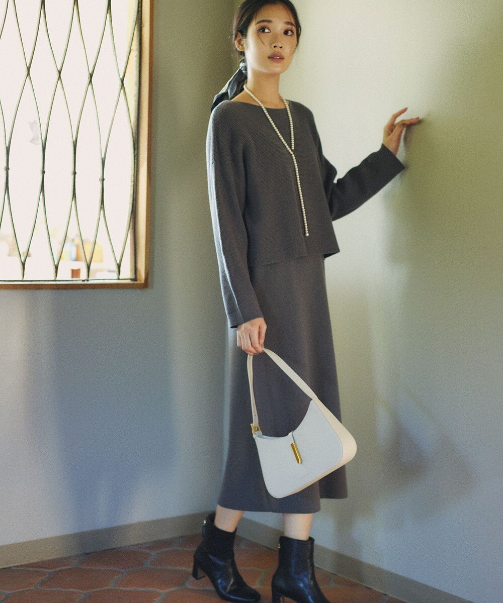 23区 ベルトモチーフ柄スカーフ 