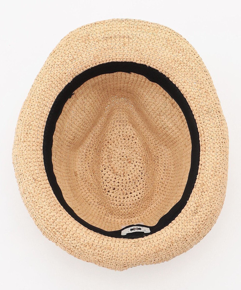 JOSEPH ABBOUD 【ナチュラルな風合い】ラフィアメランジハット 
