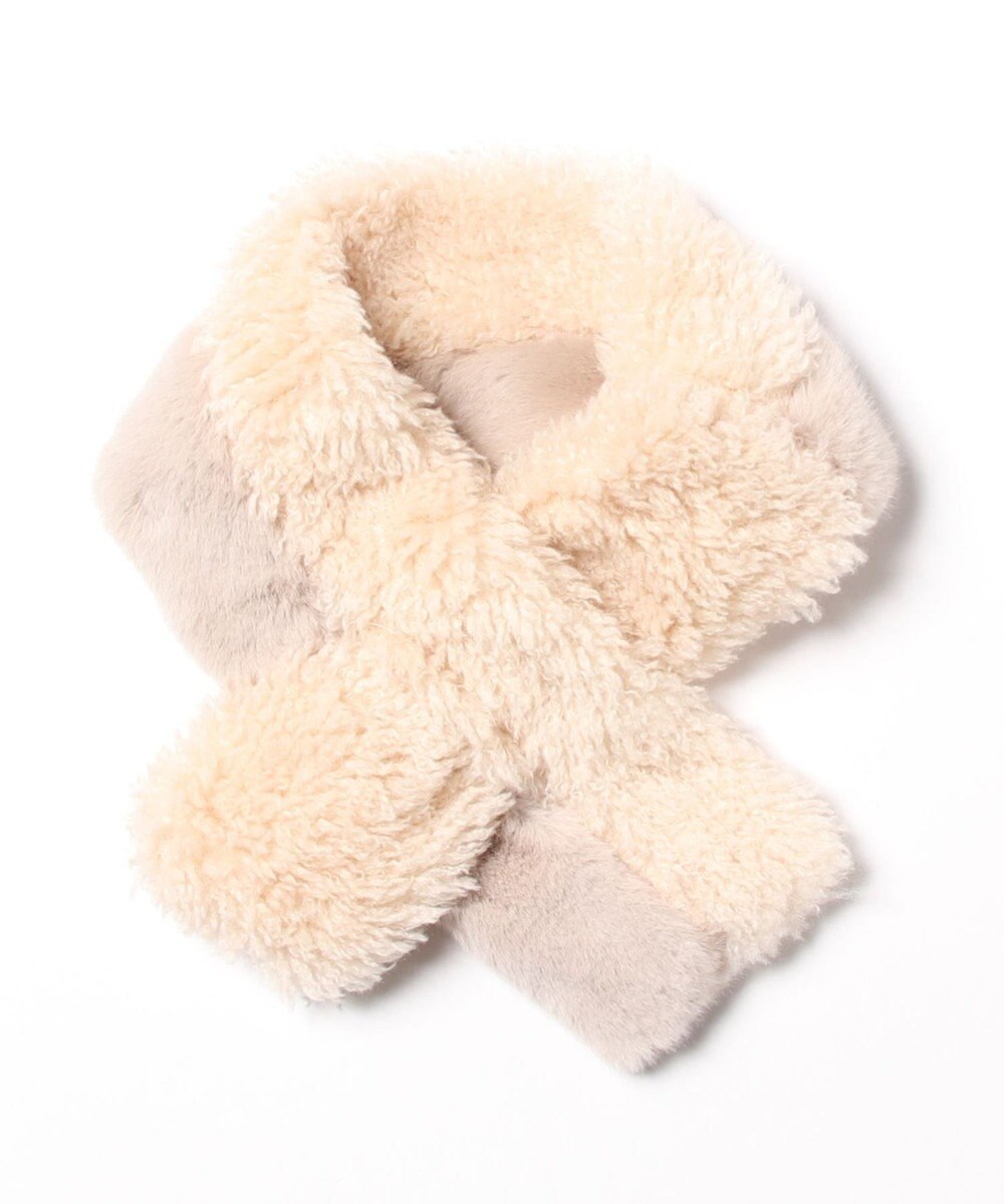 UNBILLION カシュネ cache nez / フェイクファーボアマフラー 