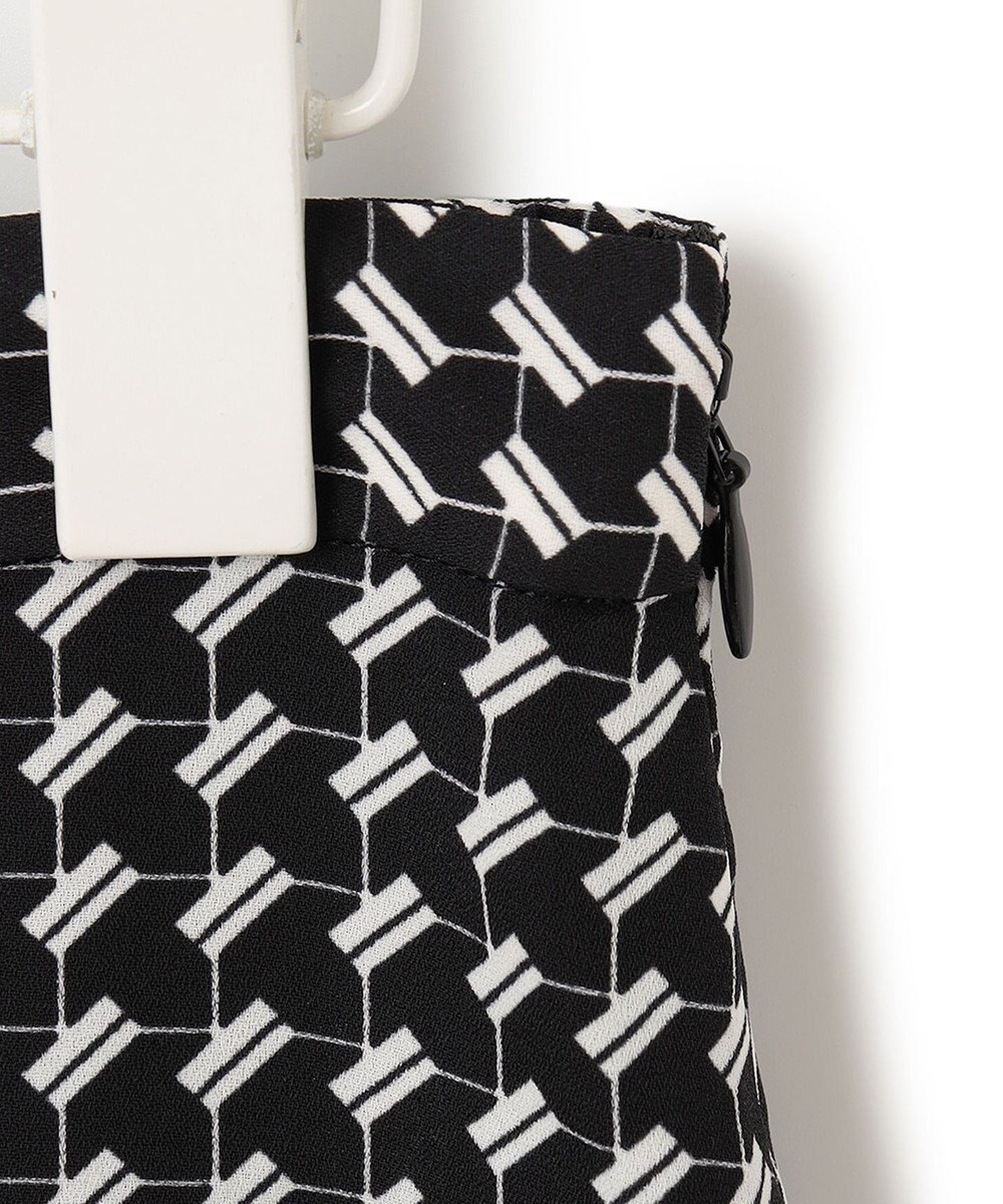 ICB 【洗える】 スモールパターンプリント  スカート 