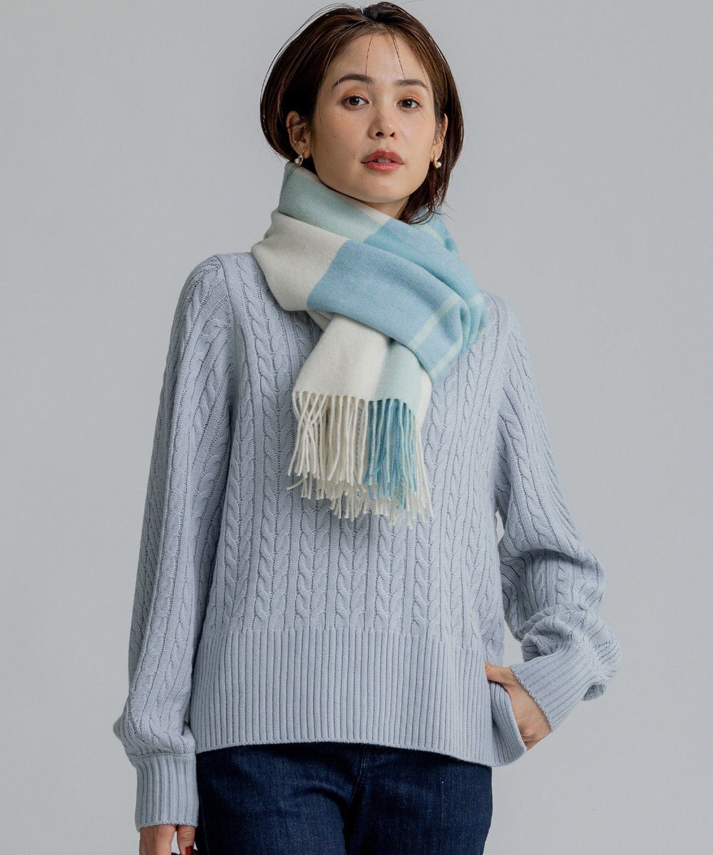 組曲 ウールマルチチェックストール 