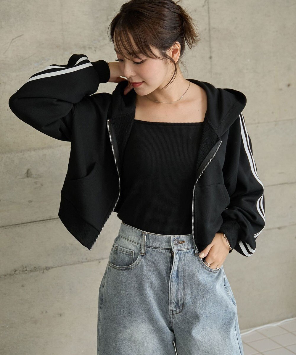 WEGO ショートジップパーカー 