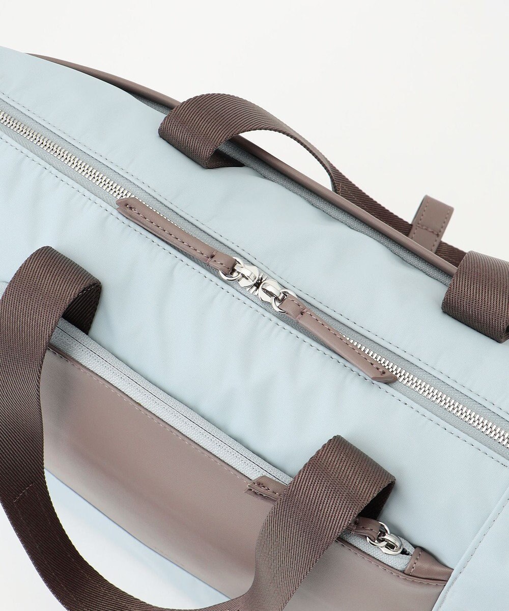 Y'SACCS ナイロン×リサイクルレザー　コンビマルチトート 