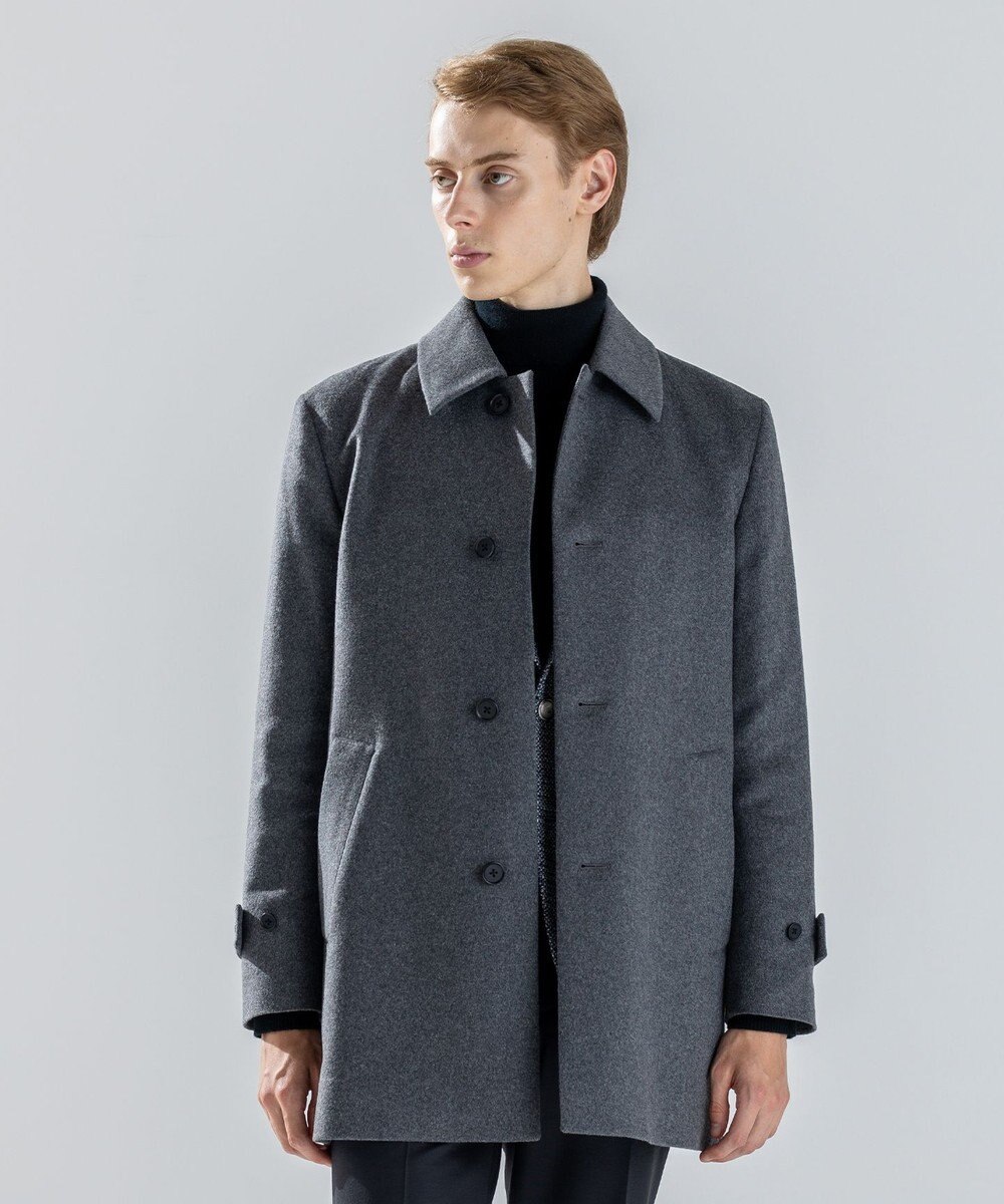 JOSEPH HOMME 【新素材】ライトウールシャギー　ステンカラーコート 