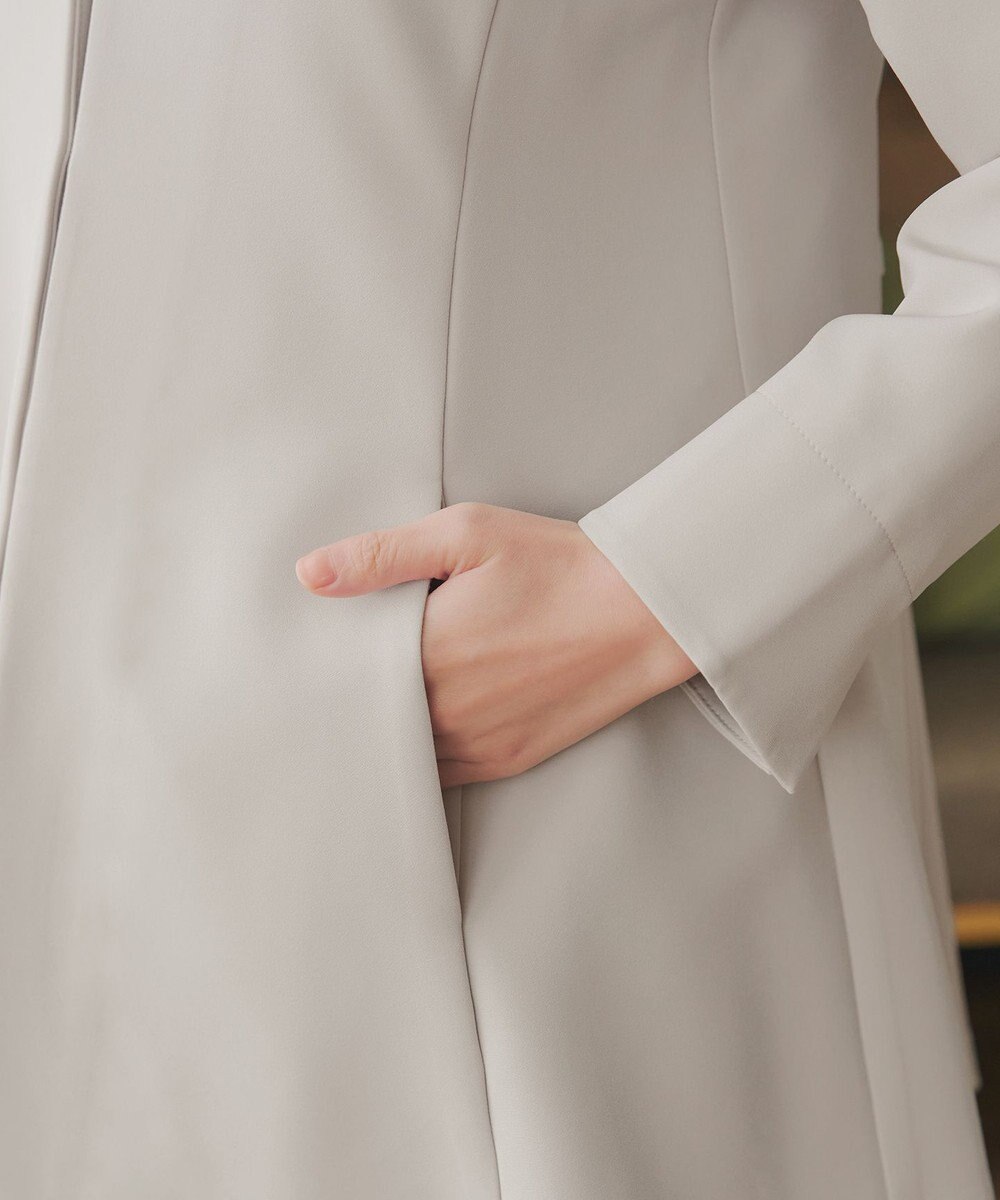 Tiaclasse バックフレアロングジャケット 