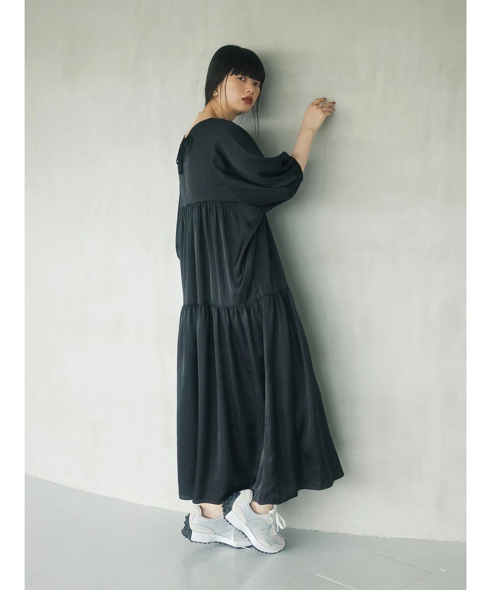 Green Parks armonia．ティアード切り替えワンピース 