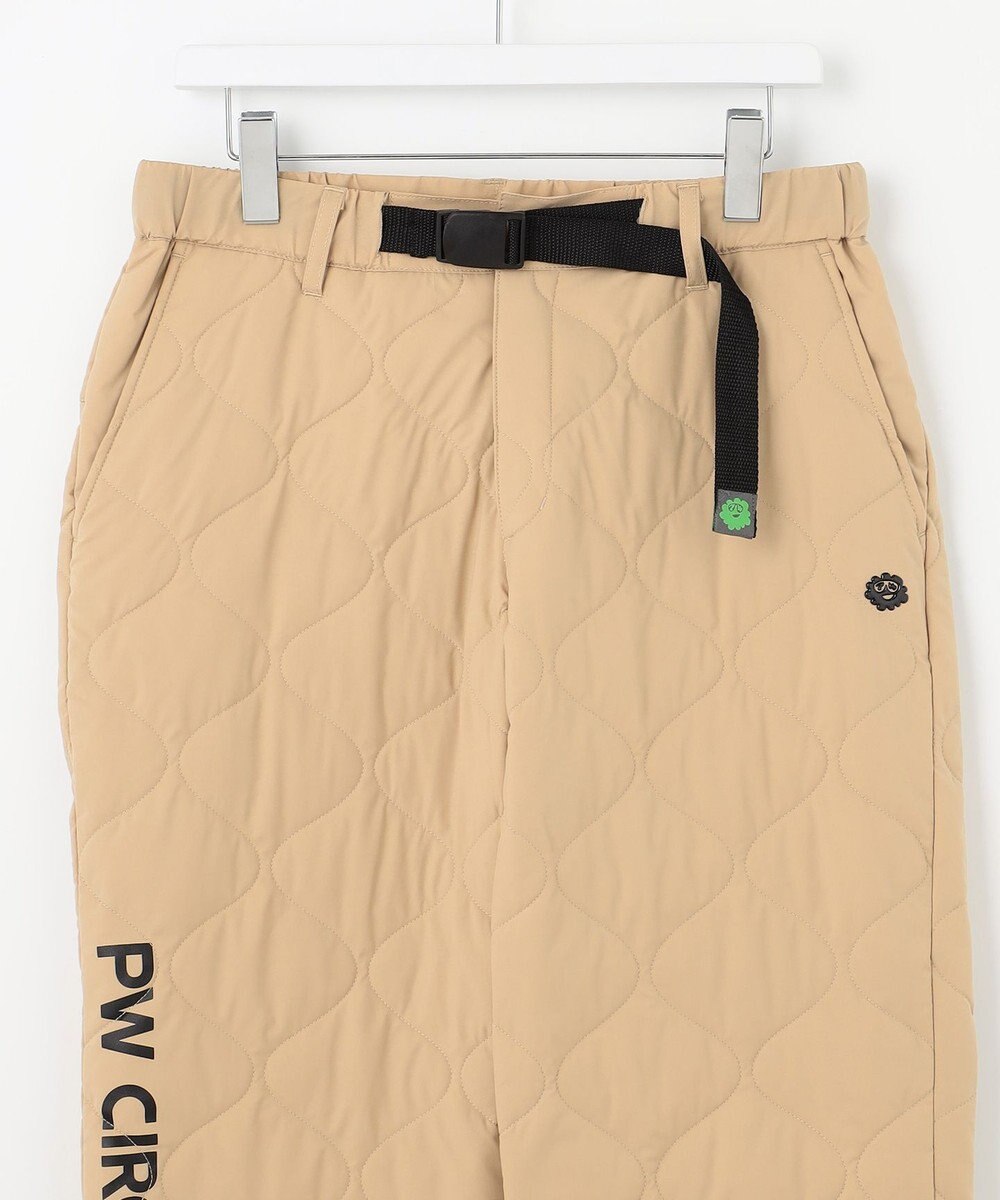 PW CIRCULUS 【MEN】ひょうたんキルト中綿ワイドジョガーパンツ 