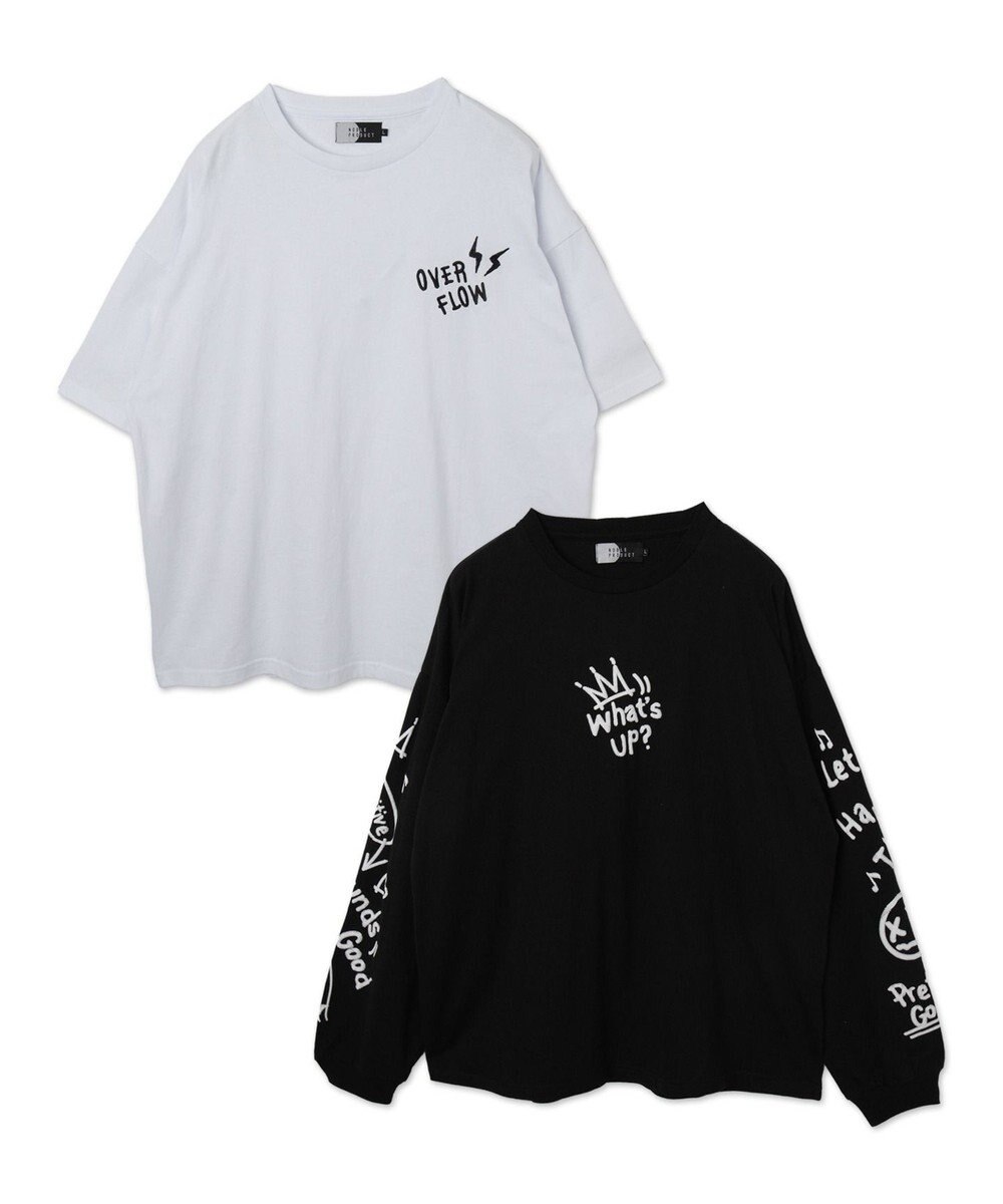 WEGO 【ユニセックス着用ITEM/2点SET】アクセ付きアンサンブルT（LS） 