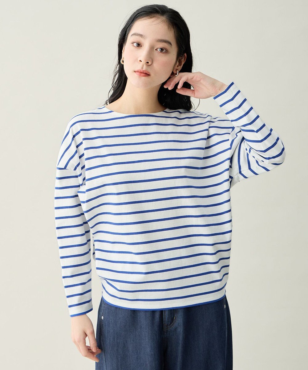 ANY コクーンボーダープルオーバー 