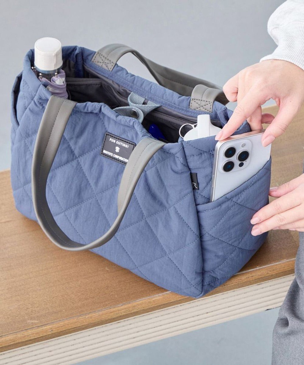 ROOTOTE 3673【仕切り+自立+撥水】LT.デリ.パルーティ.キルト-D 