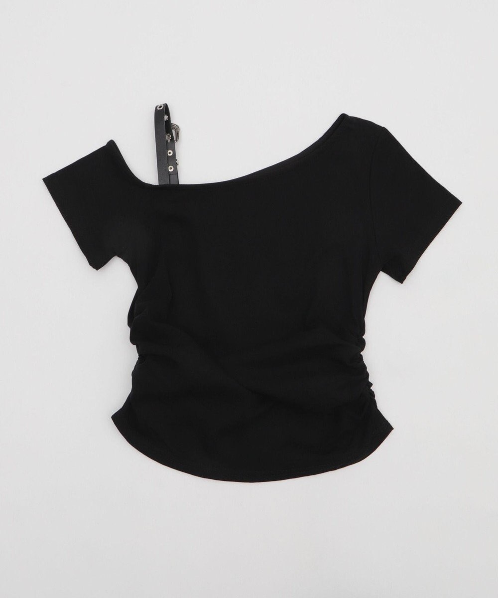 WEGO ハトメショルダーロゴワンショルT 