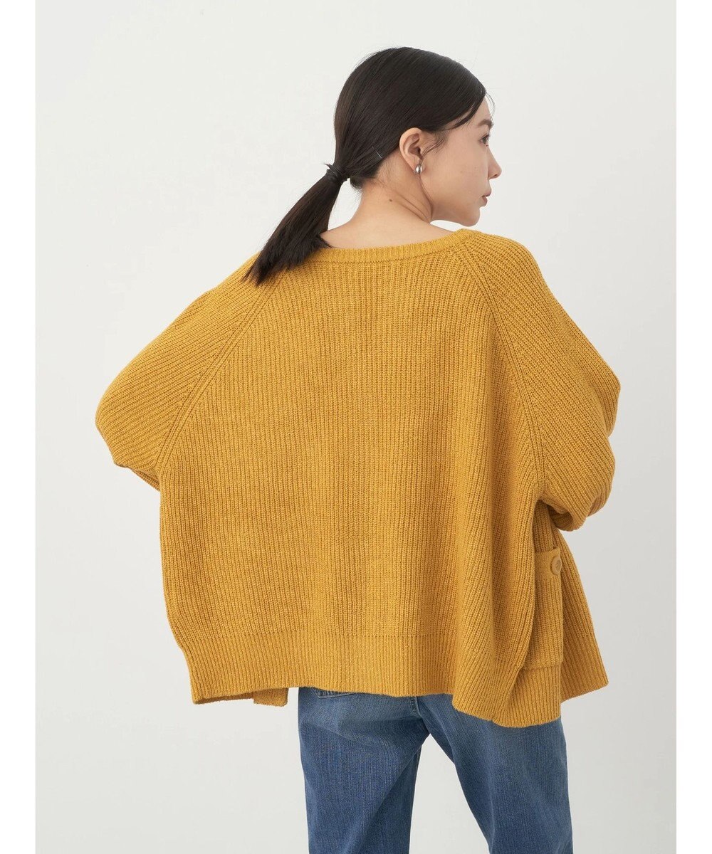 earth music&ecology ブークレーキーネックカーディガン 