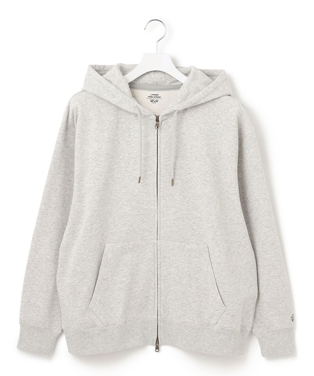 J.PRESS YORK STREET 【UNISEX】裏毛フルジップパーカー 