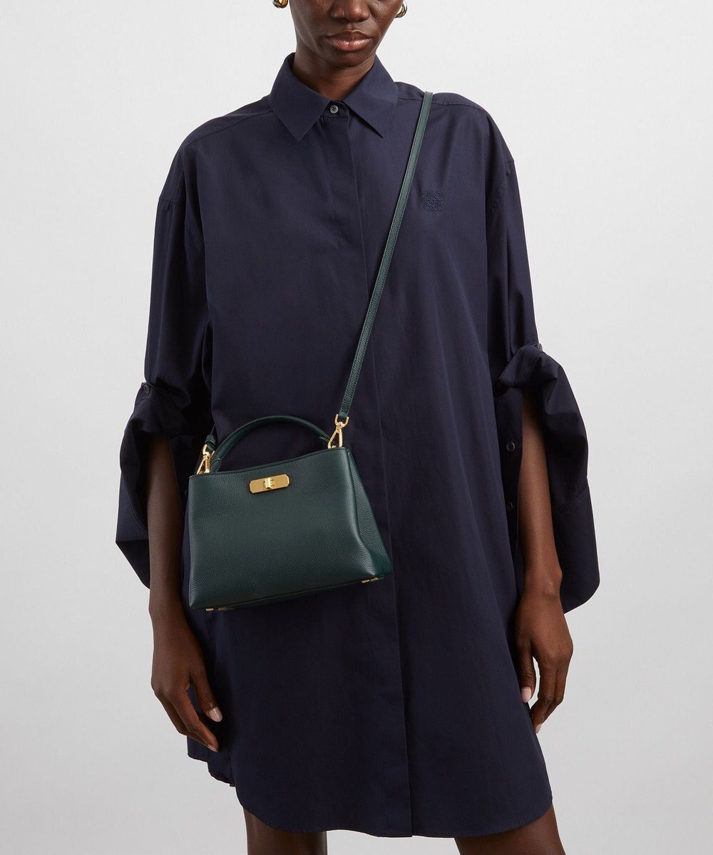 LIBERTY. アイフィス レザー ミニ トップハンドルバッグ 