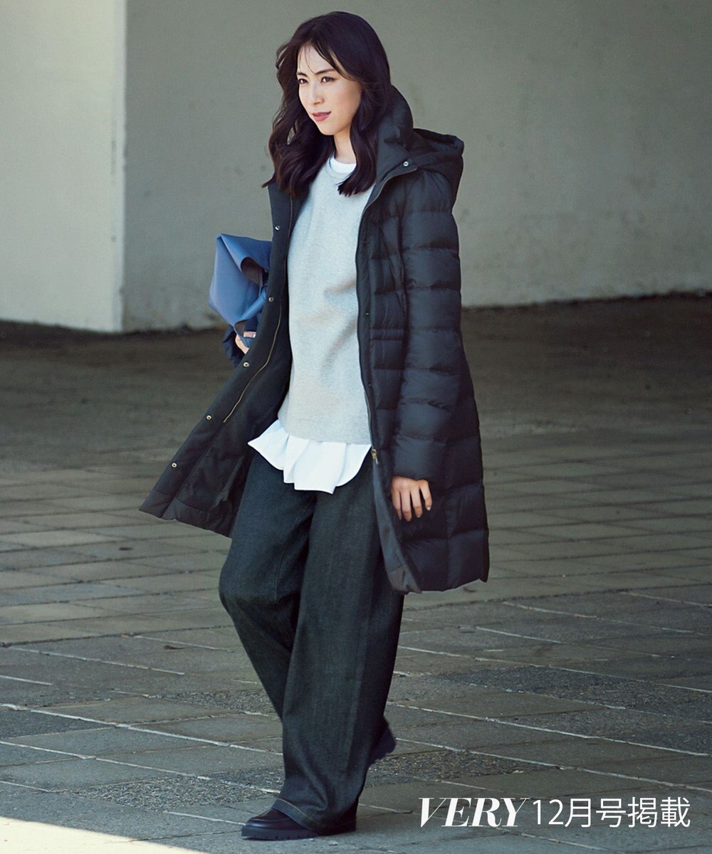 23区 L 【VERY掲載/新色追加】シレータフタ ロング ダウンコート 