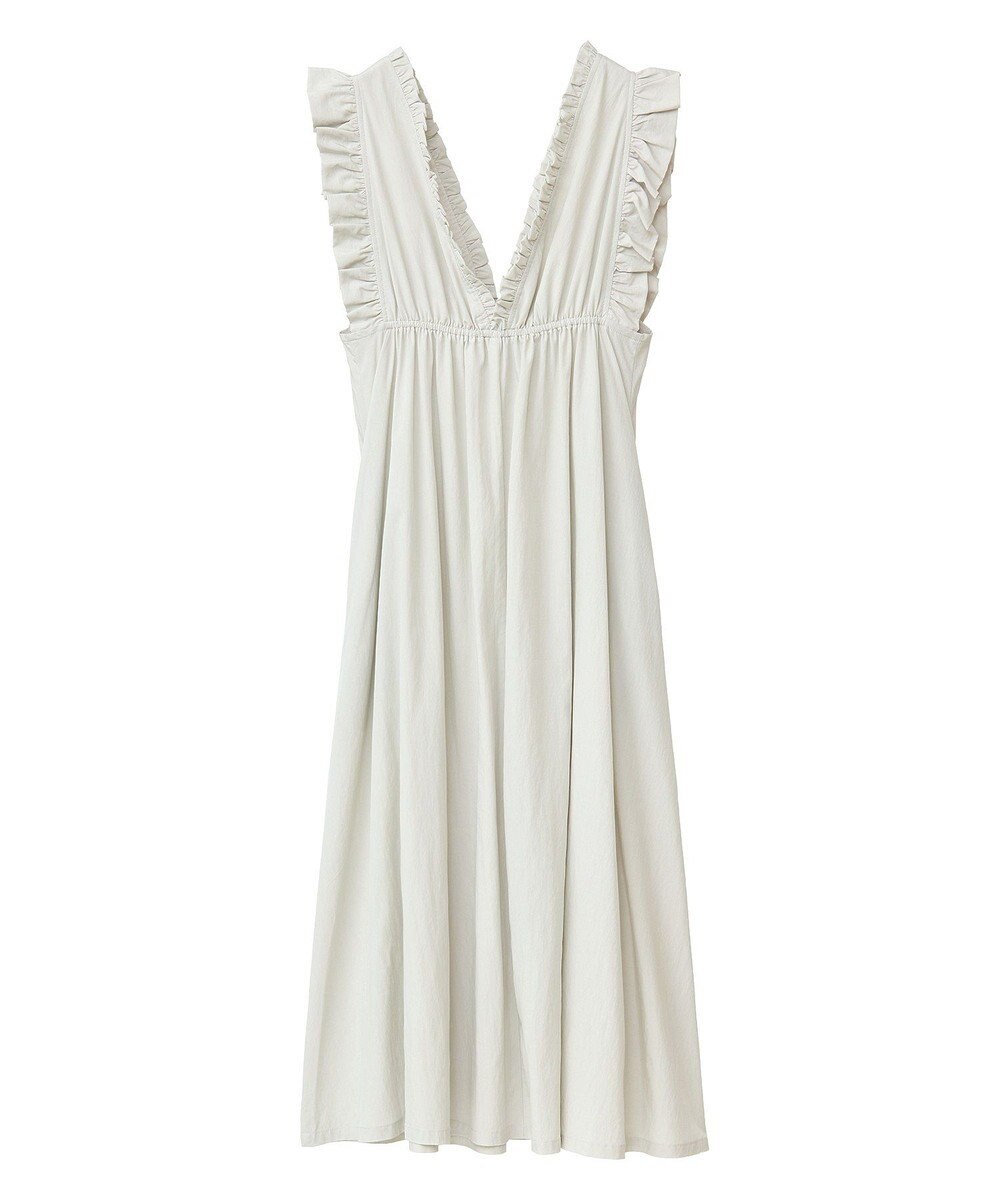 Green Parks ■ＥＳＣＡＲ　フリルＶネックワンピース 