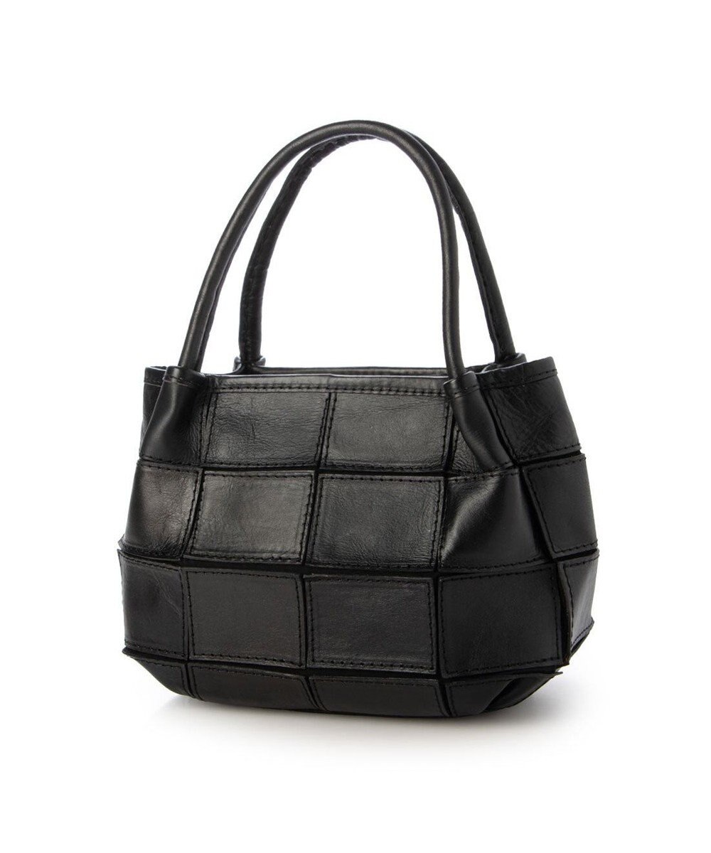 UNBILLION ピークスピーク PEAKSPEAK / 牛革パッチワーク・フラップトートS 