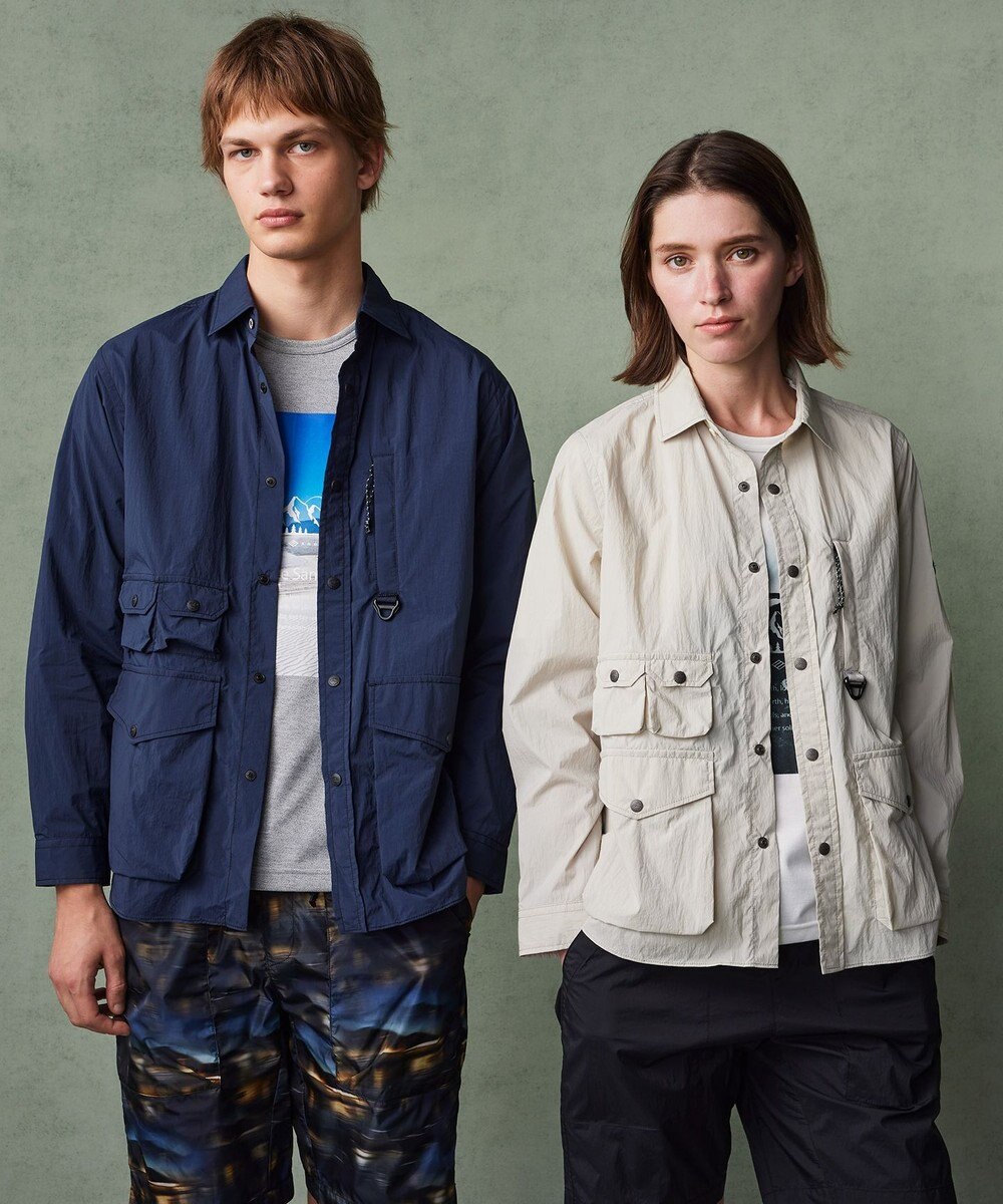 JOSEPH ABBOUD MOUNTAIN 【吸水速乾/消臭性】デオドライ天竺 フォトプリント Ｔシャツ 