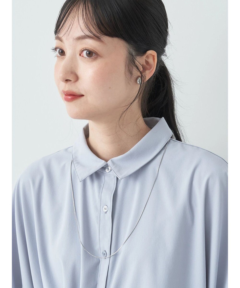 earth music&ecology アシメギャザーシャツ 