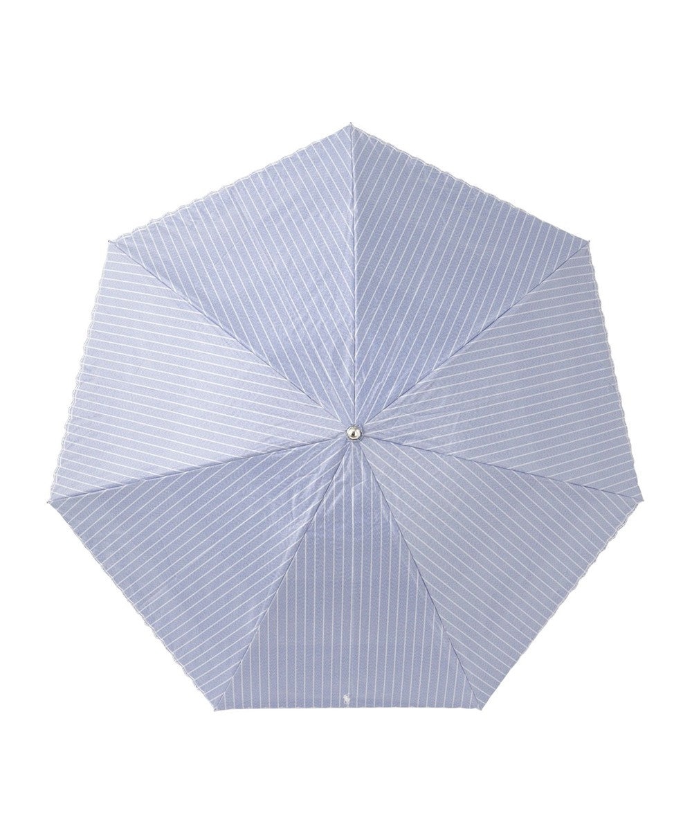 軽量】POLO RALPH LAUREN 晴雨兼用日傘 折りたたみ傘 ストライプスカラ 
