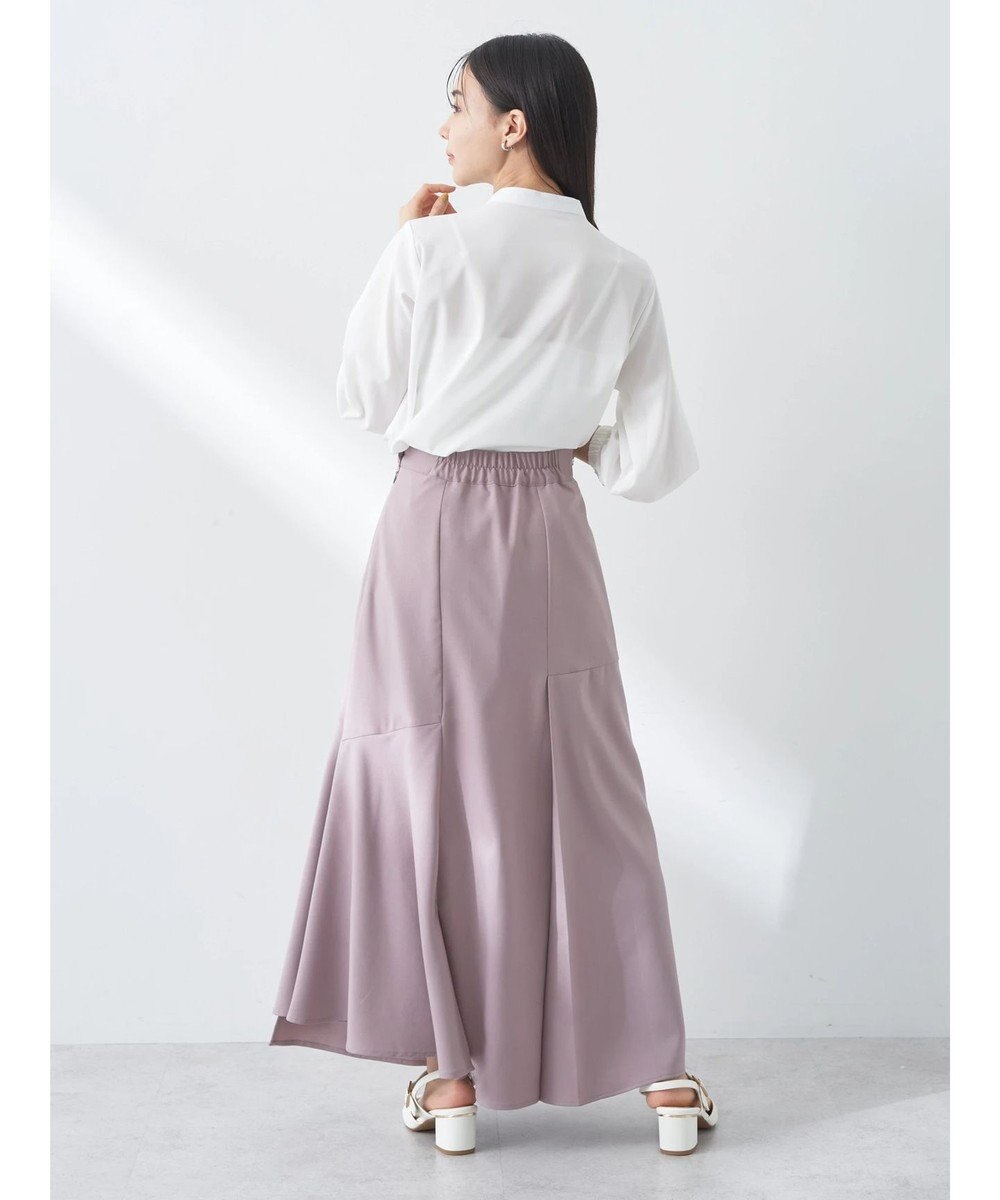 earth music&ecology フロントレースシフォンブラウス 