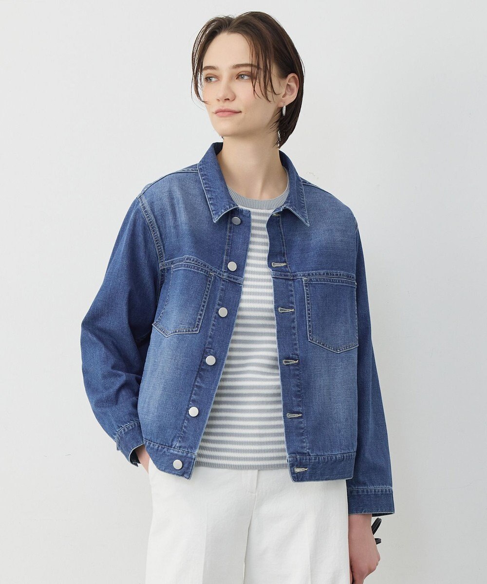 ICB 【先行予約】 ライトストレッチデニム ジャケット 