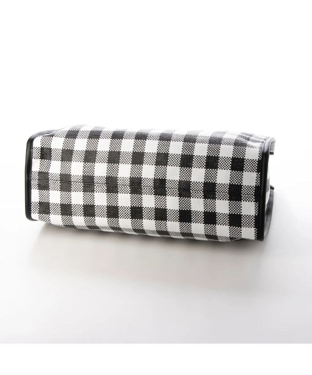 UNBILLION cachecache チェック柄ポリプロピレンシートトートバッグ 