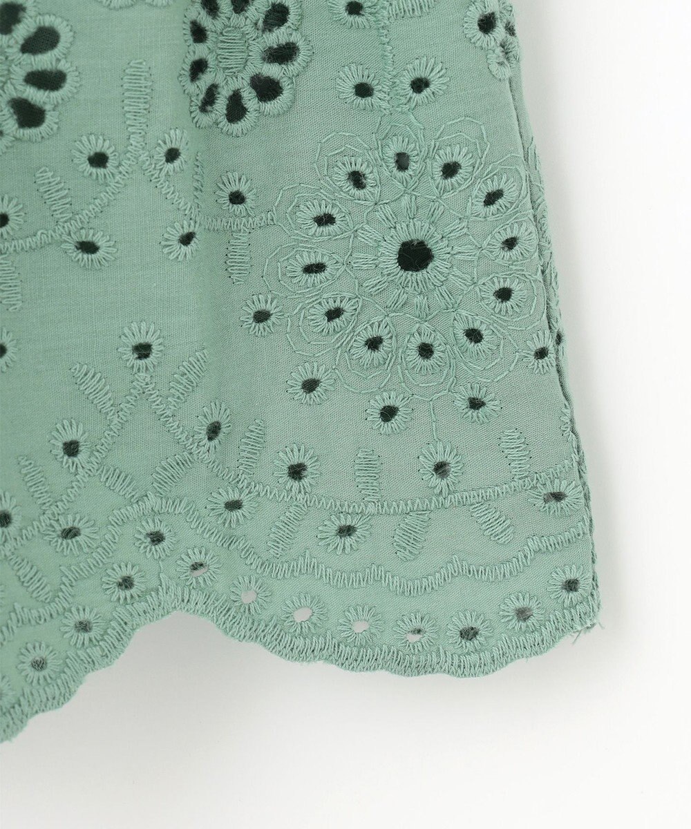 ANY KIDS 裾 刺繍 スカート 