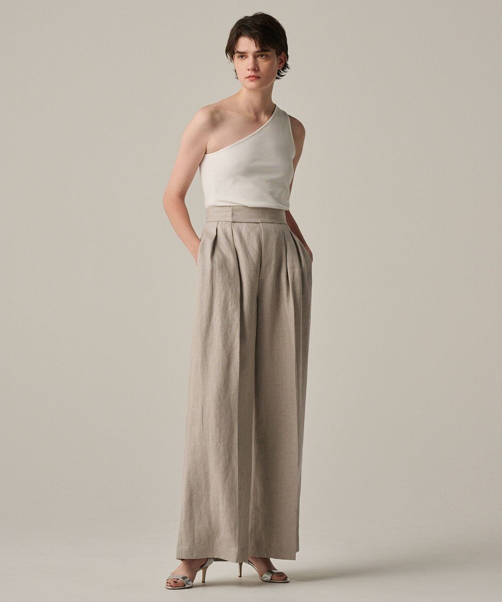 uncrave コットンミラノ ワンショルダー トップス（uncrave WHITE） 