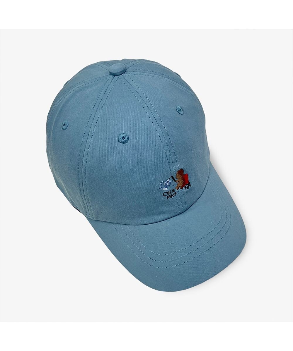 林八百吉商店 Coleman　キッズ  くまさん刺繡ツイルキャップ 