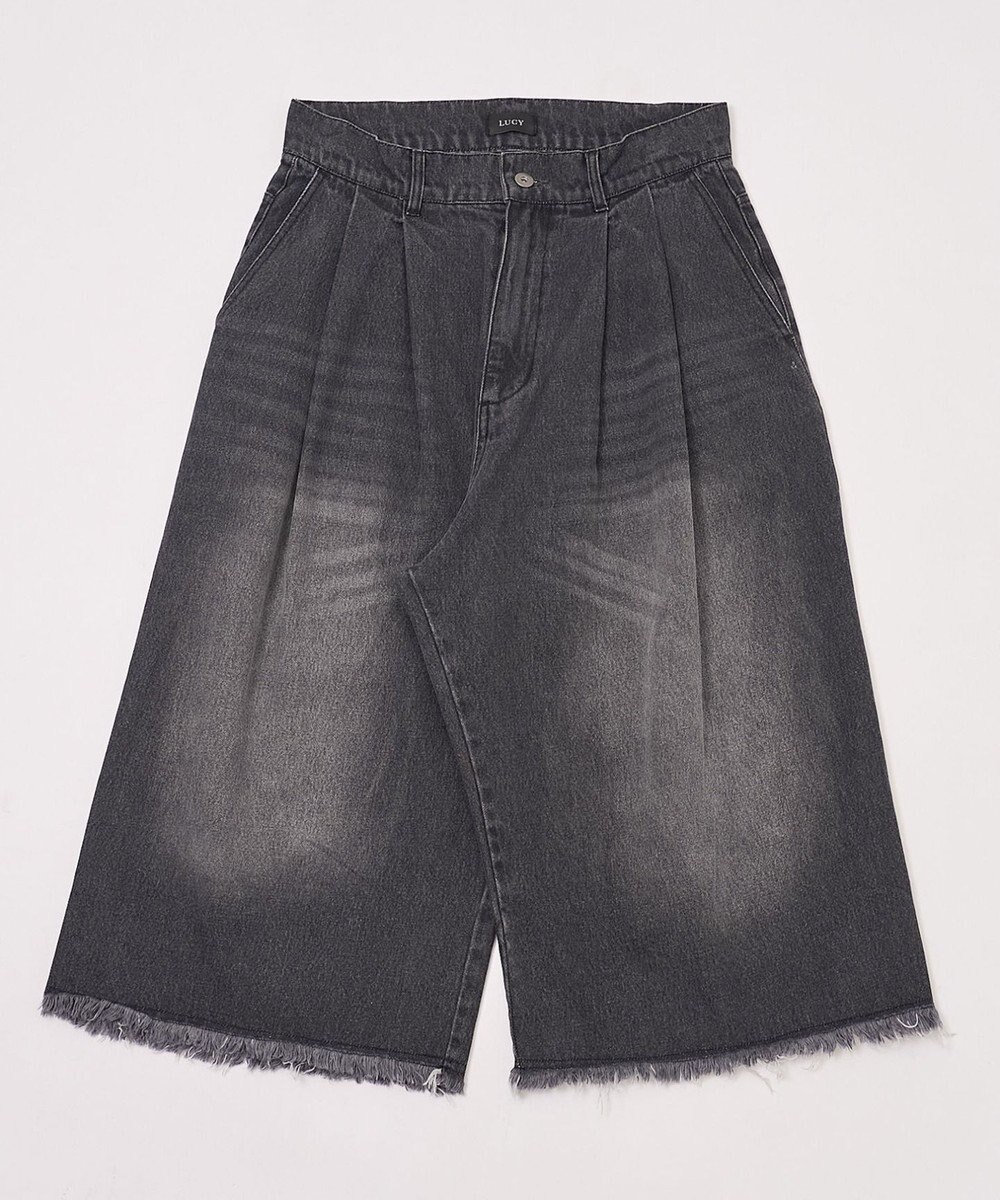 WEGO クロップドワイドデニムパンツ 