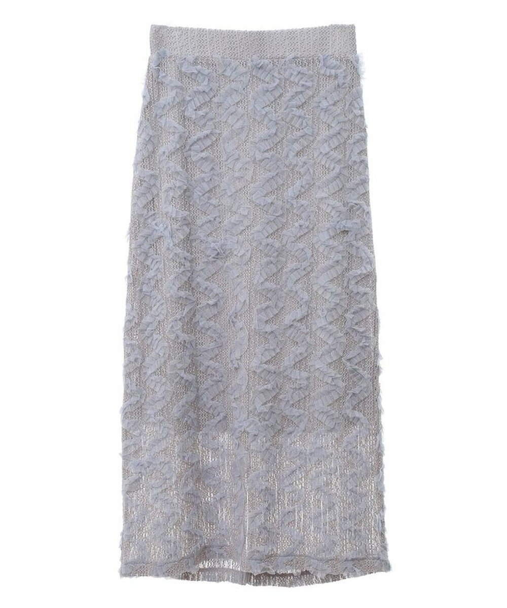 Green Parks チュールフリルＩラインスカート 