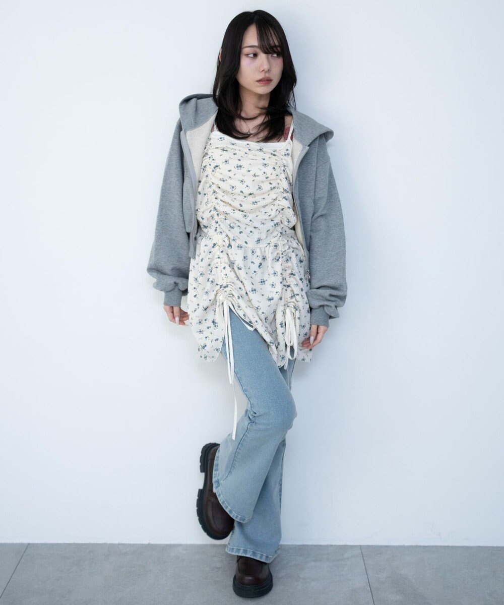 WEGO ドロストデザインキャミワンピース 