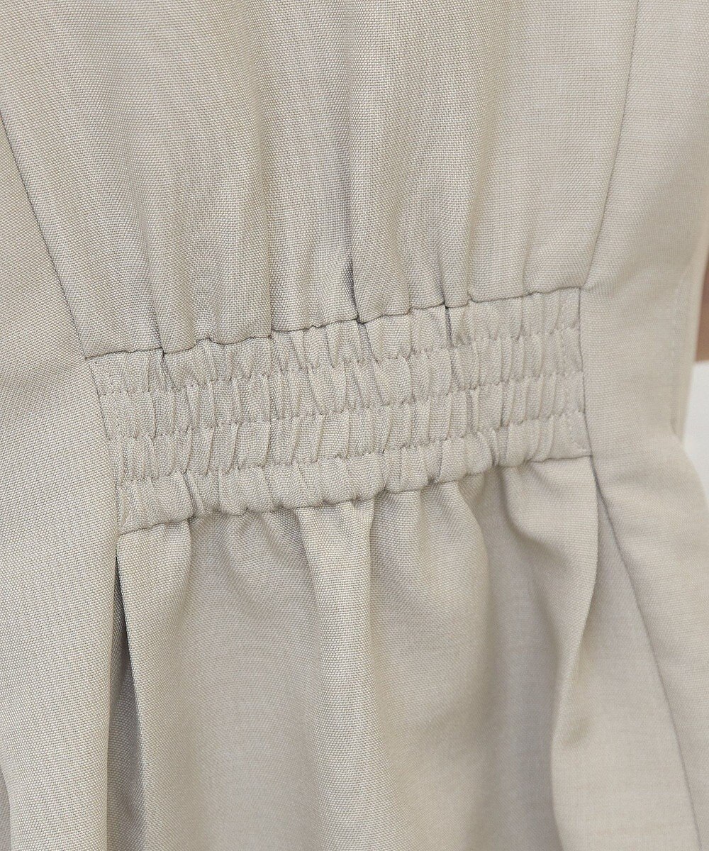 AMERICAN HOLIC 【イージーケア】リネンライクペプラムベスト 