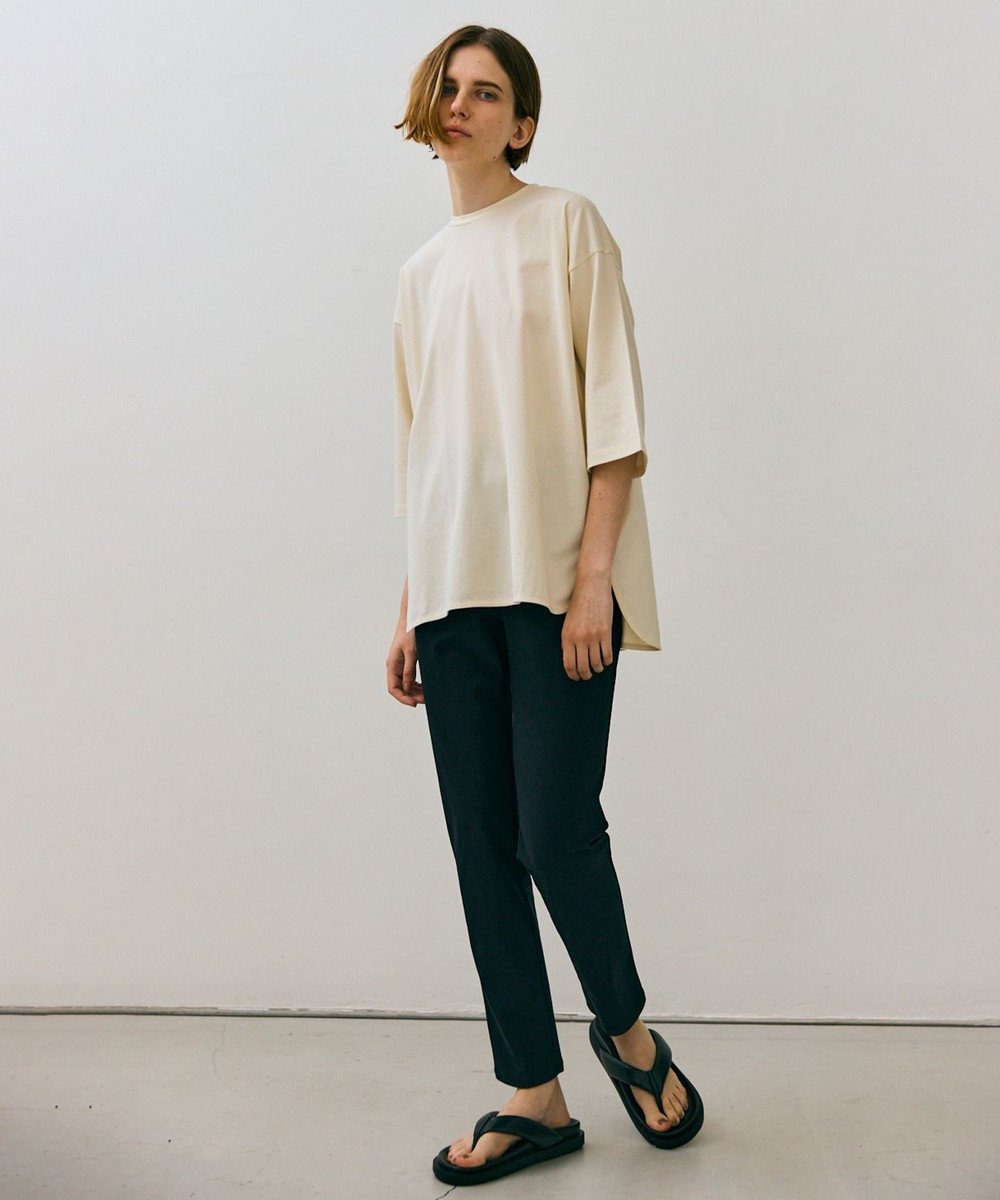 BEIGEecru/WEB限定・洗える】RIB BOTTOMS / ウエストゴムストレッチリブパンツ / BEIGE, | ファッション通販  【公式通販】オンワード・クローゼット