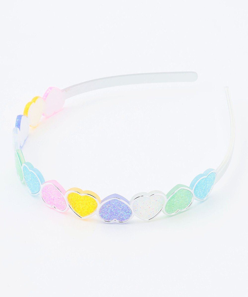 ANY KIDS キラキラ ハート カチューシャ 