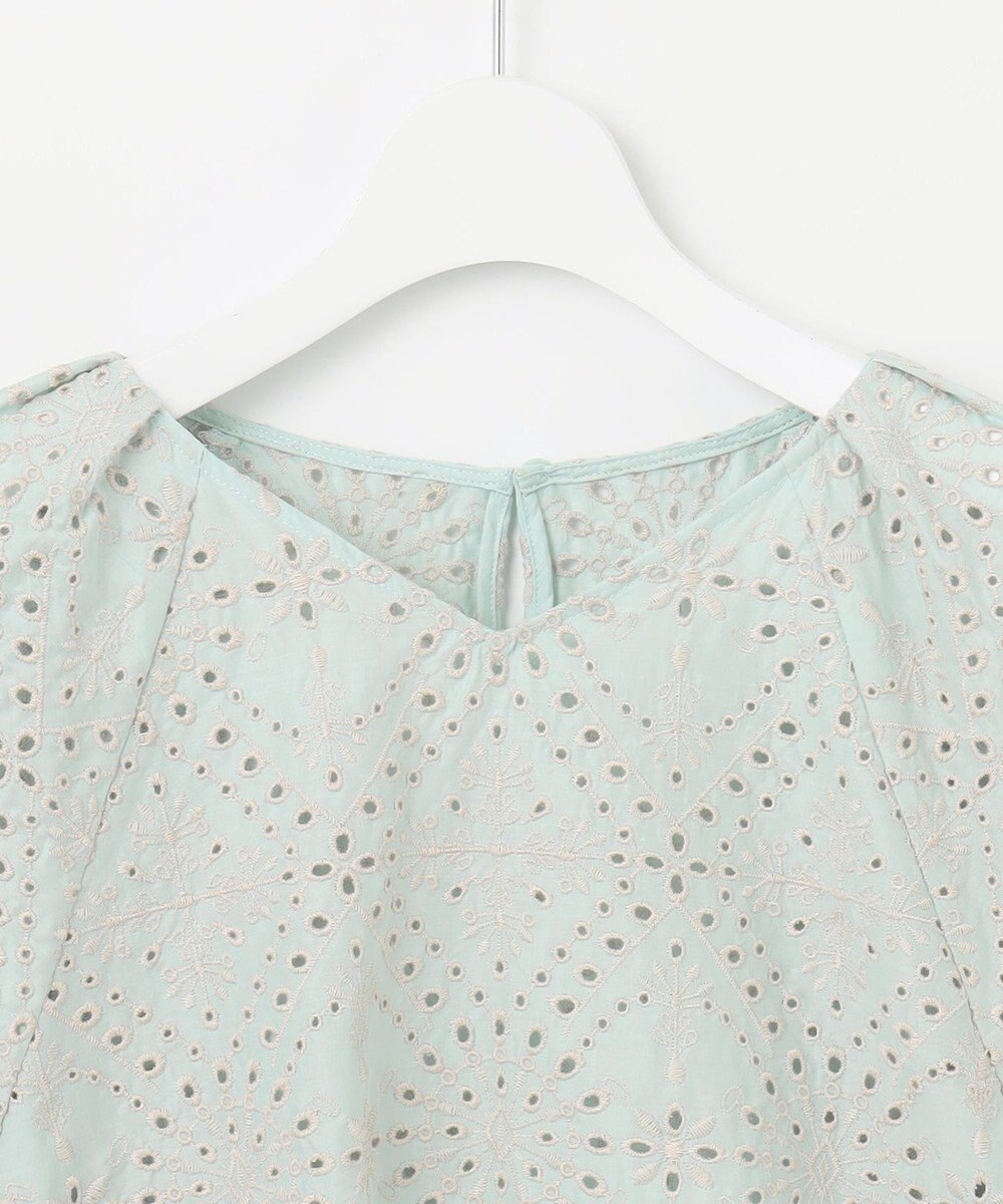 自由区 【カタログ掲載・洗える】エンブロイダリーローン ブラウス 