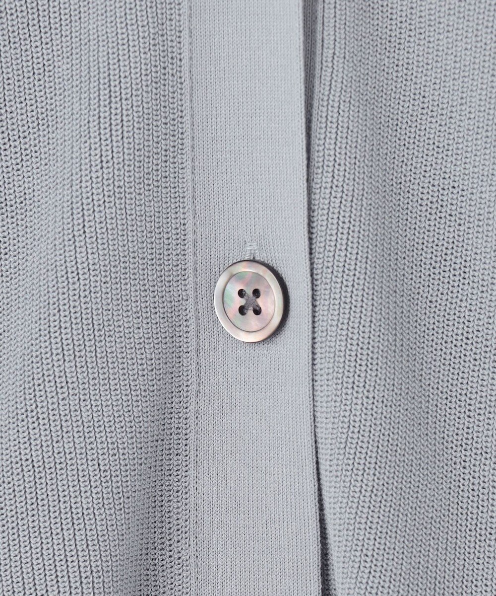 J.PRESS LADIES L 【洗える】COTTON MODAL Vネック カーディガン 